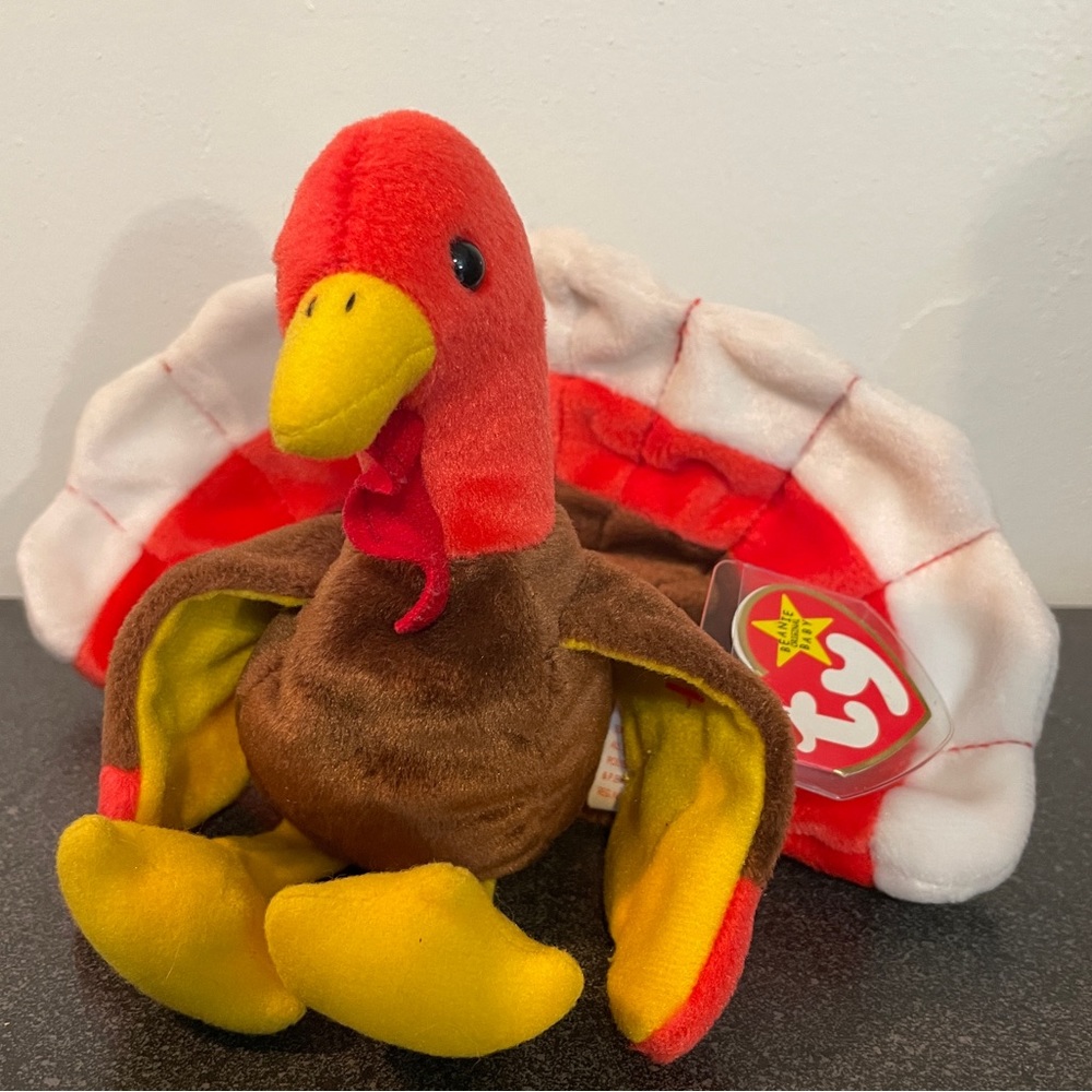 Ty Beanie Baby - Gobbles the Turkey - MWMT!